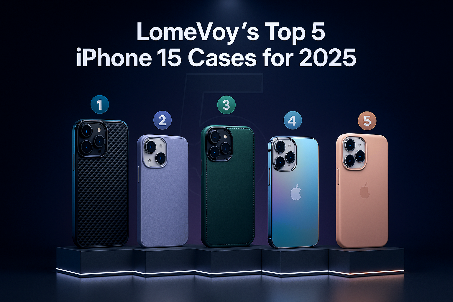 LomeVoy’s Top 5 iPhone 15 Cases for 2025